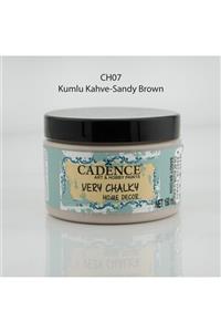 Cadence Very Chalky Home Decor Mobilya Boyası 150 ml. 07 Kumlu Kahve