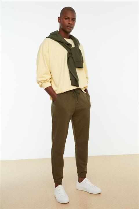 TRENDYOL MAN Haki Erkek Regular Fit Eşofman Altı TMNSS20EA0072