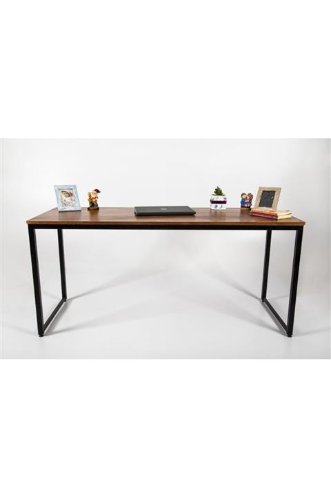 Dekoriz Relax Masif Ahşap Çalışma Masası Klasik Ceviz