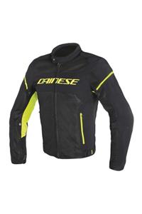 Dainese Air Frame D1 Tekstil Mont Black Black Yellow Fluo