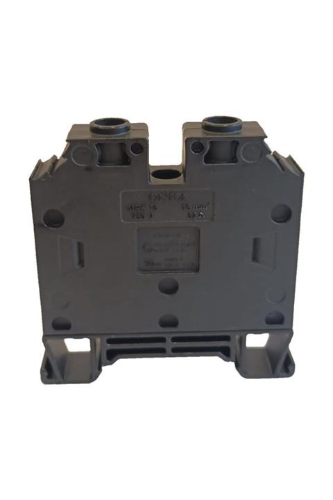 onka 1044 Siyah Mrk 10mm² Vida Bağlantılı Ray Klemens (3 Adet)