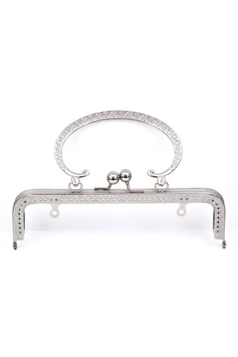 Ertürk Metal Aksesuar 21 Cm Çanta Kulpu, Nikel Renk, Kod-23n 1 Adet