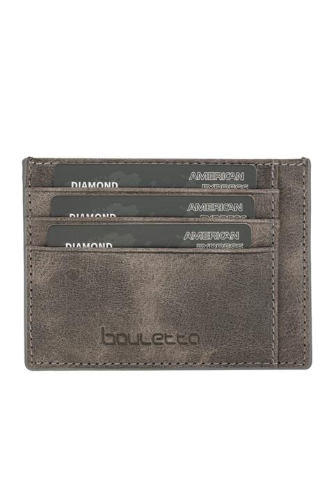 Bouletta Blw018 Deri Kartlık Tn18 Gri