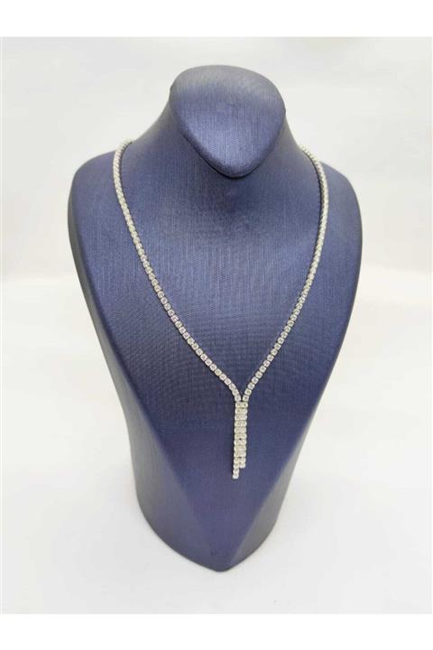 enes gümüşçülük 925 Gümüş Baget Taşlı Su Yolu