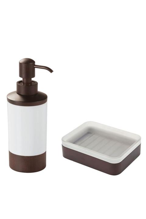 Bosphorus 2li Banyo Seti Kahverengi Kaplamalı Model