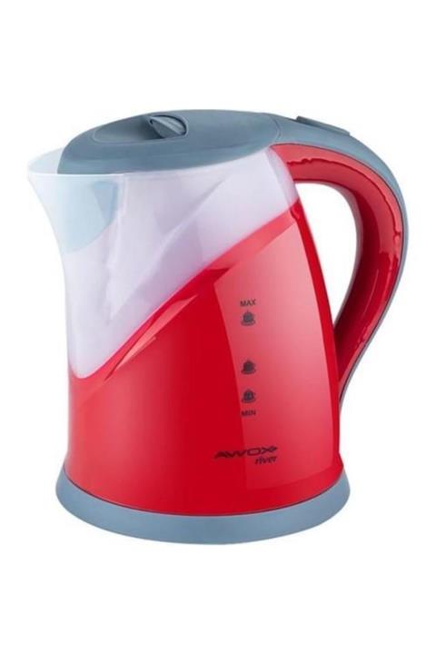 AWOX River Gizli Rezistans Kettle 1,7 Litre Kırmızı
