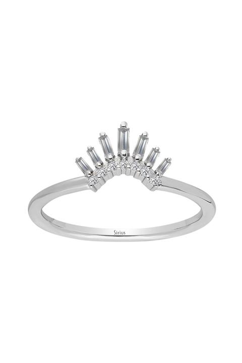 Sirius Pırlanta Prenses Tacı Baget Pırlanta Yüzük