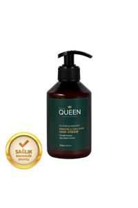 QUEEN Keratin Collagen Aşırı Yıpranmış Saçlar Için 10 Etkili Durulanmayan Bakım Kremi 250ml