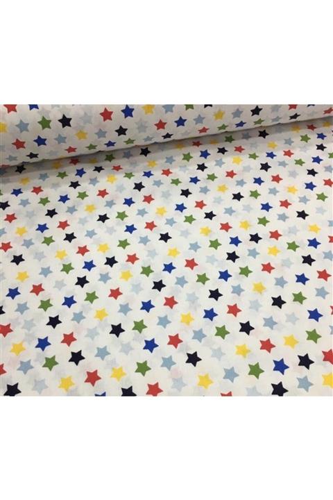 Bebek Özel Pamuk Bebek Ve Çocuk Lastikli Çarşaf 70x170 Küçük Yıldızlar