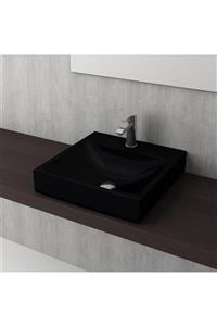 Bocchi Scala Arch Tezgah Üstü Lavabo 48cm - Parlak Siyah