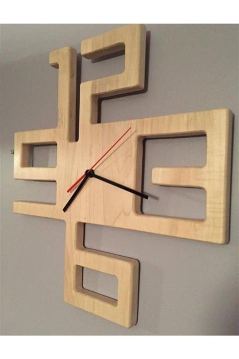 Sadık Mobilya Ahşap Cnc Kesim Duvar Saati