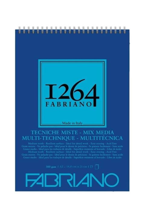 Fabriano Mix Media Defter 300 Gr A5 Ebad 15 Yaprak
