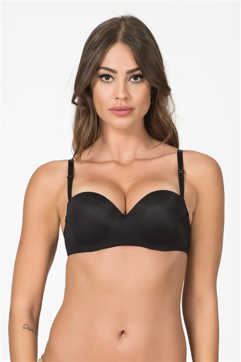 Belvü Balenli Destekli Straplez Sütyen