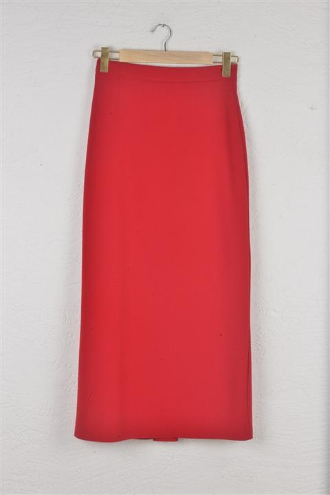 TRENDPARK Kadın Likralı Kumaş Etek