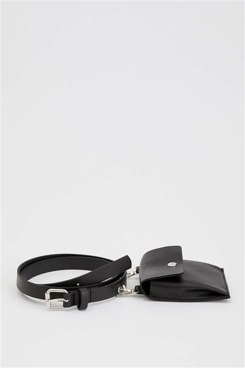 DeFacto Kadın Siyah Çantalı Kemer R3136AZ20SP