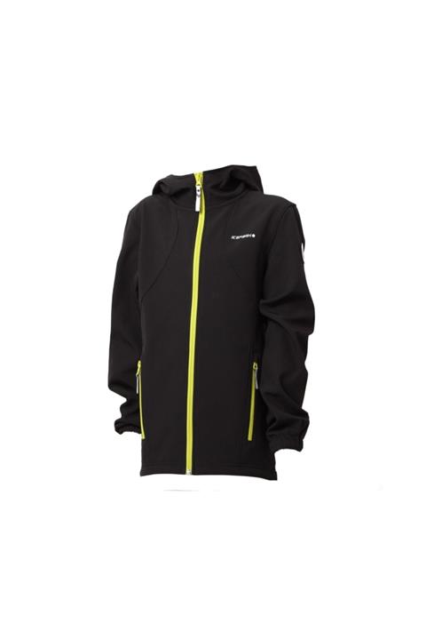 Icepeak Unisex Çocuk Siyah Outdoor Montu 51873 546 990