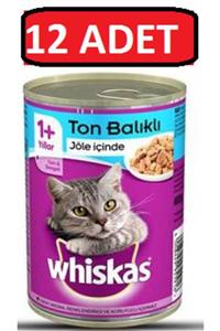 Whiskas Ton Balıklı Konserve Yaş Kedi Maması 12 Adet X 400 Gr