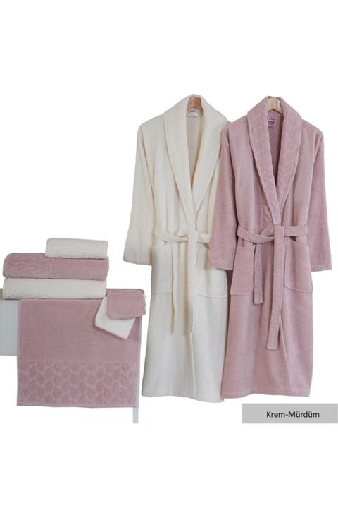 Nurpak Hazal Aile Bornoz Seti