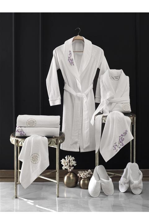 Altınbaşak Marisa Bambu Aile Bornoz Seti