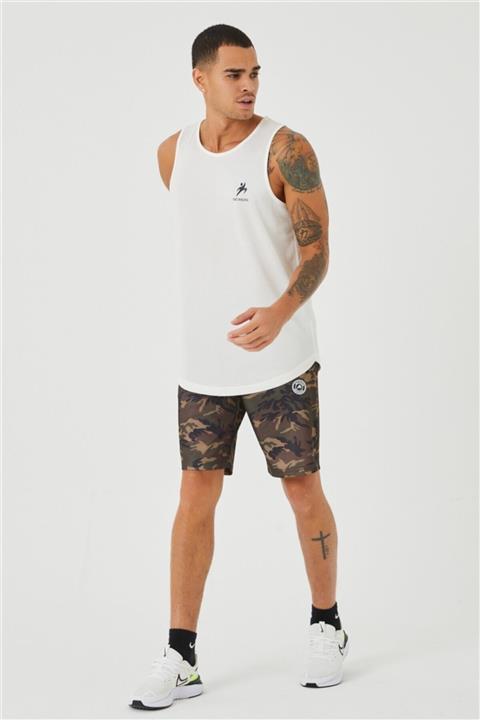 STEPS Kamuflaj Desenli Haki Erkek Şort