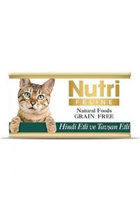 Nutri Feline Tahılsız Hindi Ve Tavşan Etli Kedi Konservesi 85 Gr X 12 Adet