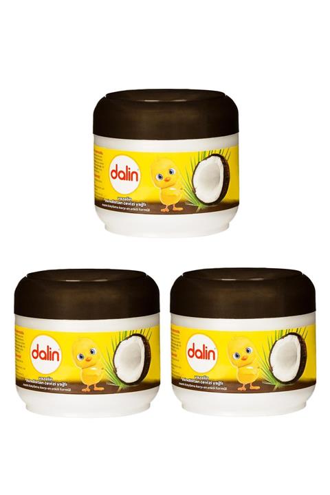 Dalin 3 Adet Hindistan Cevizi Pamuk Ve Shea Yağı Vazelin 100 ml