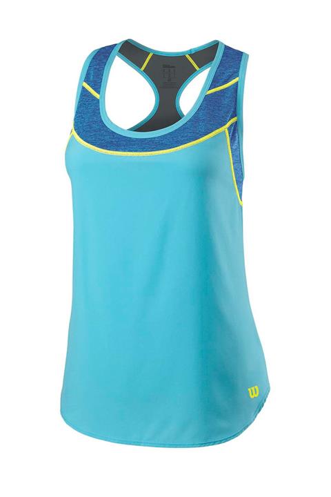 Wilson Tank Giyim Kadın Hybird  UWII Mavi-Yeşil  XS (WRA764103XS)