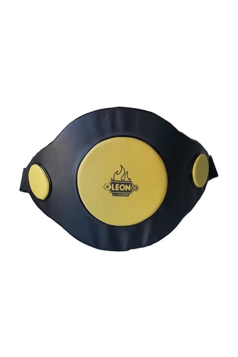 By Leon 1982 Leon Kick-boks Ve Muay Thai Bel Ve Karın Koruyucu Siyah Sarı