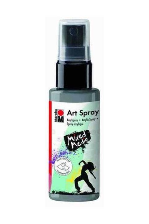 Marabu Art Spray Akrilik Sprey Boya 50 ml 082-Silver