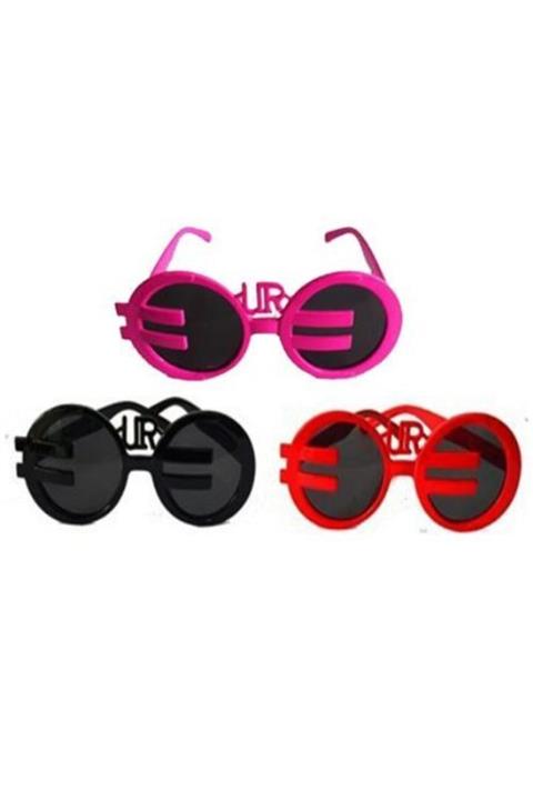 HİLALSHOP Euro Temalı Parti Gözlüğü 3 Adet