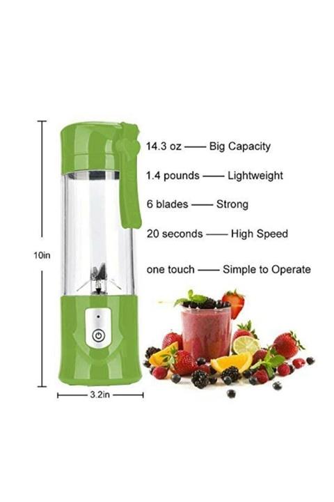 Netodak Mini Portatif Taşınabilir Mobil Kişisel Şarjlı Blender 380 Ml