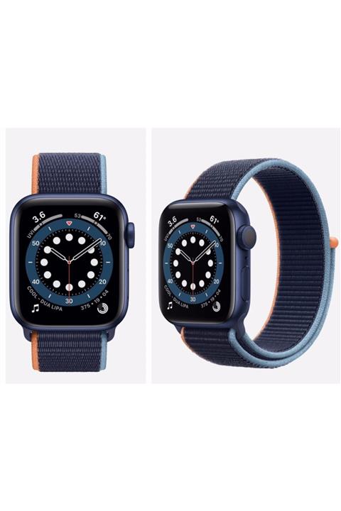 Apple Kordon/kayış 42/44mm Watch Seri 2/3/4/5/6/se Uyumlu Hasır Kordon Deep Navy