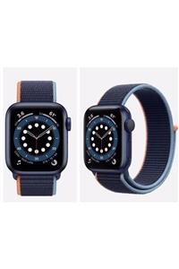 Apple Kordon/kayış 42/44mm Watch Seri 2/3/4/5/6/se Uyumlu Hasır Kordon Deep Navy