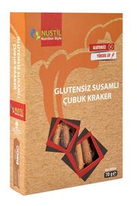 Nustil Nutrition Style Glutensiz Susamlı Çubuk Kraker 70 gr