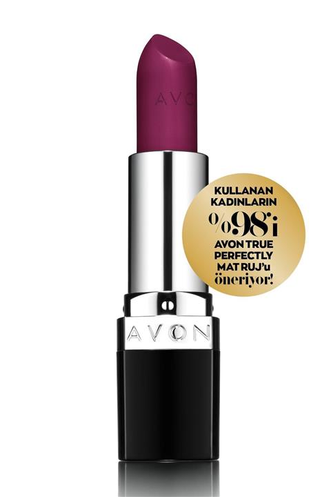 AVON True Perfectly Mat Ruj Superb Wine