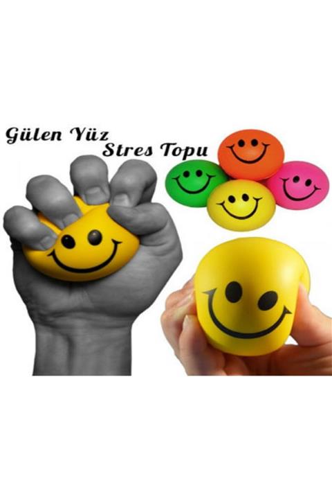 KARNAVAL SHOP Gülen Yüz Stres Topu