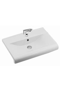 Seramiksan Luna Yarım Tezgah Lavabo 65cm