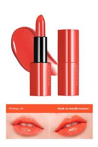 Missha Yoğun Pigmentli Besleyici Nemli Bitişli Ruj  Dare Rouge Sheer Sleek (01 Orange Oh!)