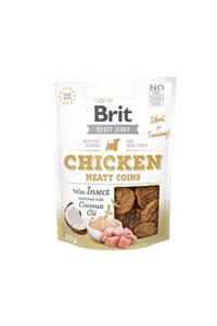 Brit Care Meaty Coins Tavuklu Hindistan Cevizi Yağlı Köpek Ödülü 80gr