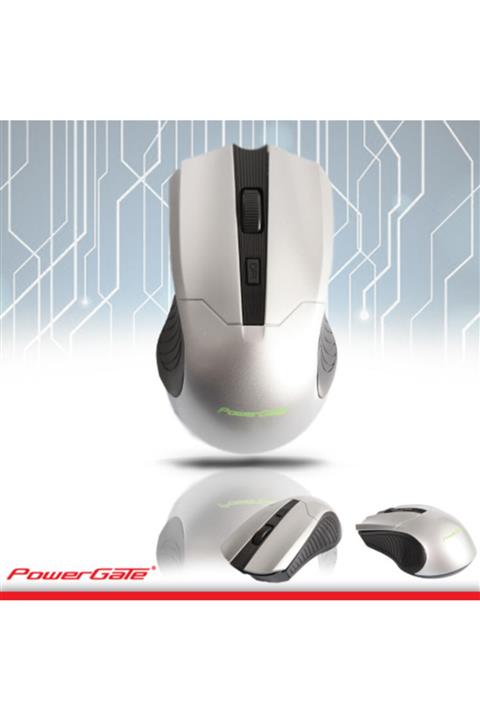 Powergate D425b Kablosuz Nano 2.4ghz Wifi Mouse (Gri-siyah)