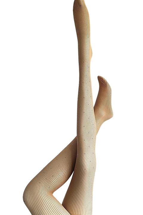 Daymod Ten Rengi Ose Rete File Taşlı Külotlu Çorap