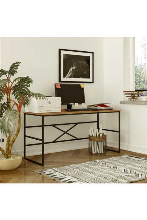 Yurudesign Voyage Metal Çalışma Masası 160cm Vg27-a Çam