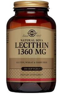 Solgar Lecithin 1360 Mg 100 Kapsül 033984015401