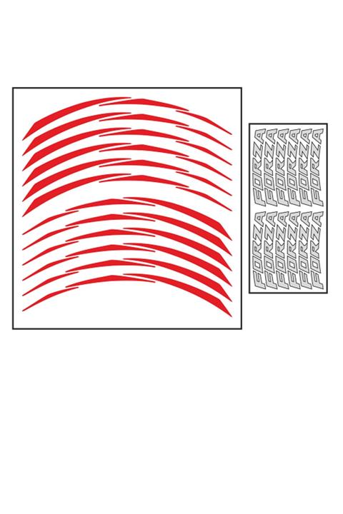 Honda Reflektör Kırmızı Iıı Forza Jant Şeridi (frzşrt013)