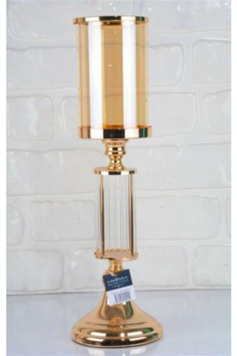 EFES HOME Gold Acar Metal Süs Eşya Şamdan