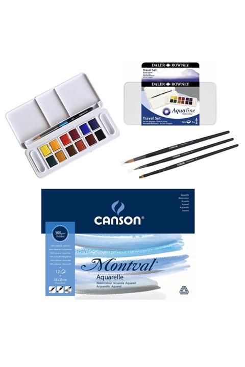 Bordosanat Bordo Sanat Sulu Boya Seti 3