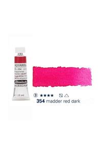 Schmincke Horadam Aquarell Tube 15ml Seri 3 Madder Red Dark 354