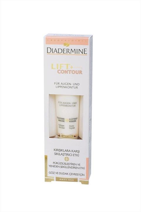 Diadermine Lift + Contour Göz ve Dudak Çevresi İçin Sıkılaştırıcı Krem 15 mL 4015000519359