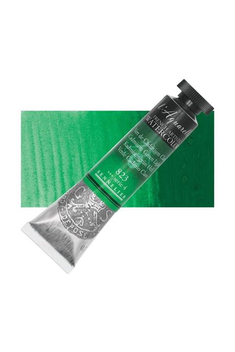 Sennelier Artist Tüp Sulu Boya 21ml S4 823 Cadmium Green Light