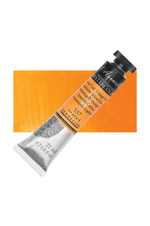 Sennelier Artist Tüp Sulu Boya 21ml S4 537 Cadmium Yellow Orange